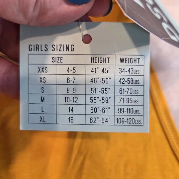 DSG Girls' Movement Performance Tank Top University Gold Medium New Sports - Picture 4 of 9